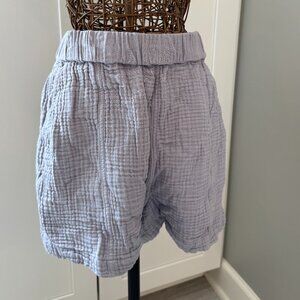 Madewell | Easy Pull-On Shorts in Lightspun | Faded Lavender | Size Large